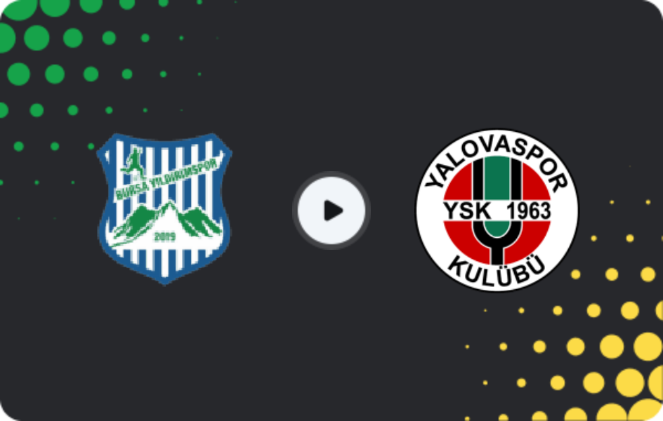 Where to watch Bursa Yıldırımspor — Yalova Yeşilovaspor, 3. Lig - Group 1, 31.01.2026