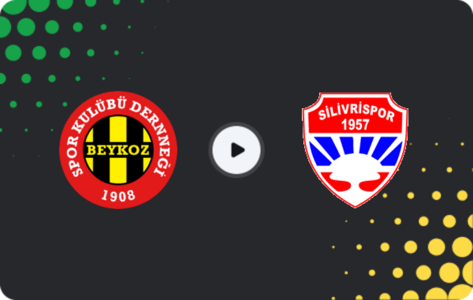 Where to watch Beykoz İshaklıspor — Silivrispor, 3. Lig - Group 1, 01.02.2026