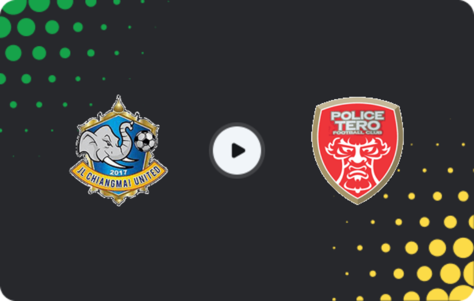 Where to watch Chiangmai United — Police Tero, League 2, 04.02.2026