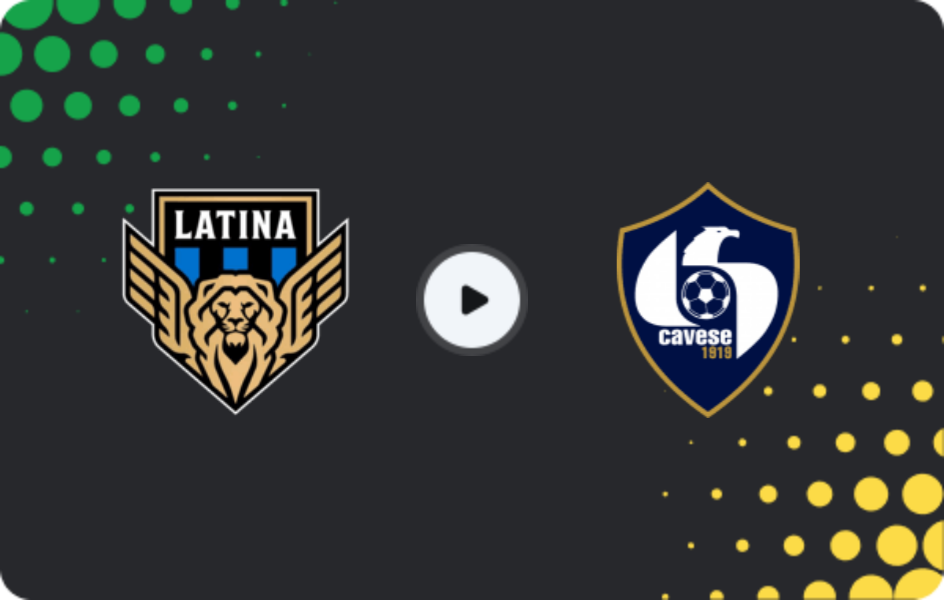 Where to watch Latina — Cavese, Serie C - Girone C, 06.02.2026