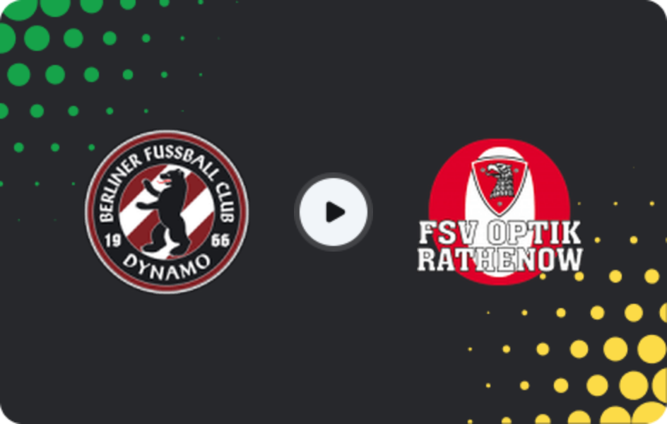 Where to watch BFC Dynamo — Optik Rathenow, Friendlies Clubs, 10.01.2026