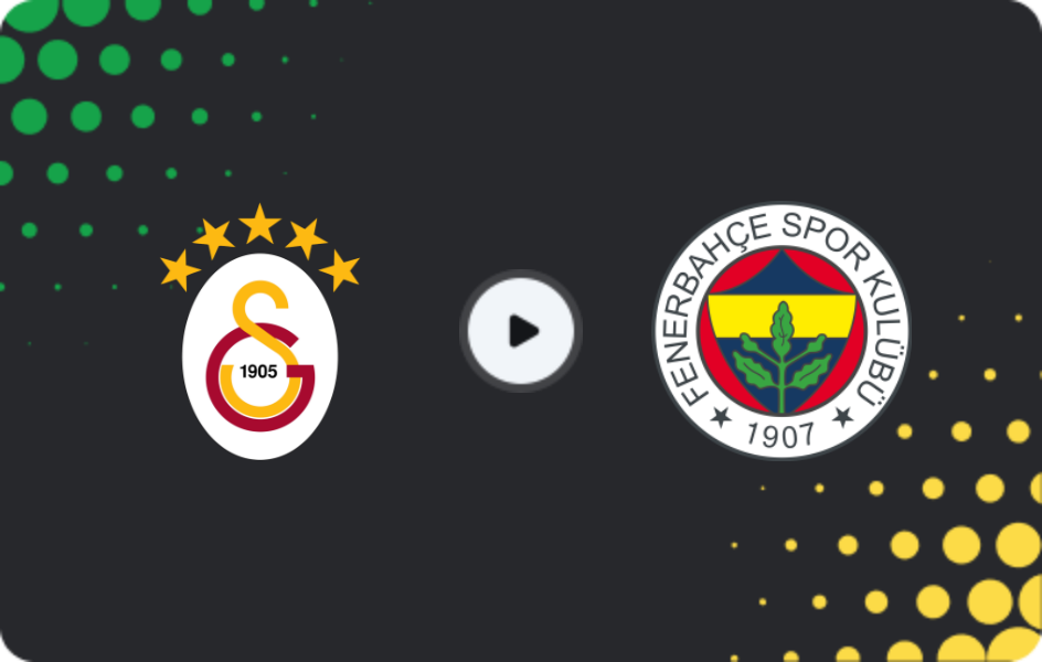 Where to watch Galatasaray — Fenerbahce, Super Cup, 10.01.2026