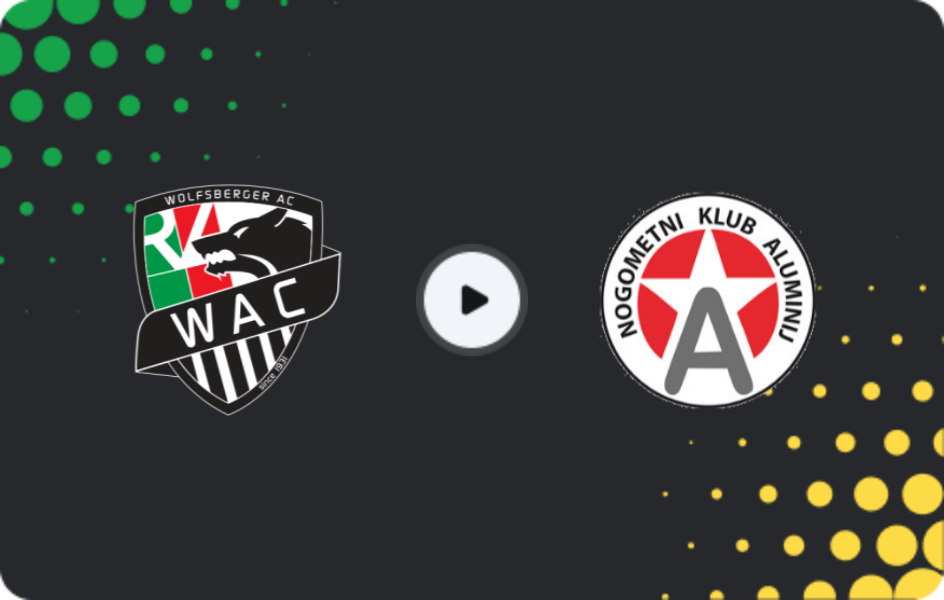 Where to watch Wolfsberger — Aluminij, Friendlies Clubs, 25.01.2026