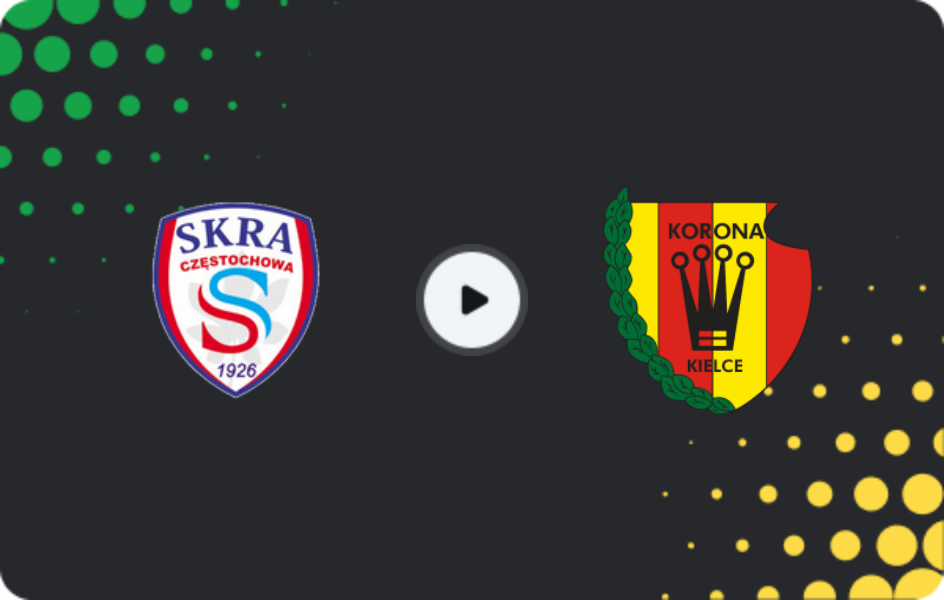Where to watch SKRA Częstochowa — Korona Kielce II, Friendlies Clubs, 07.02.2026