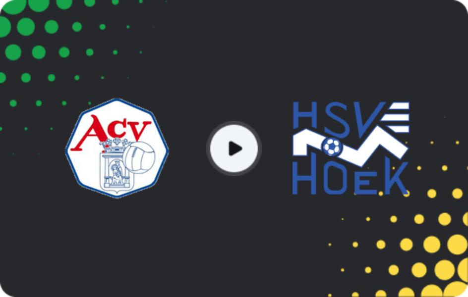 Where to watch ACV — Hoek, Tweede Divisie, 07.02.2026