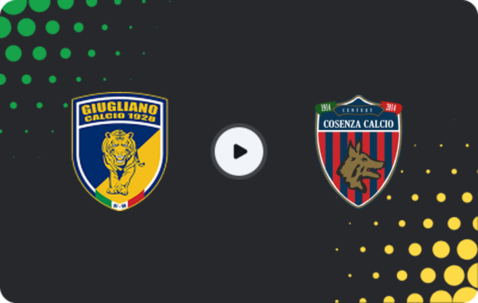 Where to watch Giugliano — Cosenza, Serie C - Girone C, 07.02.2026