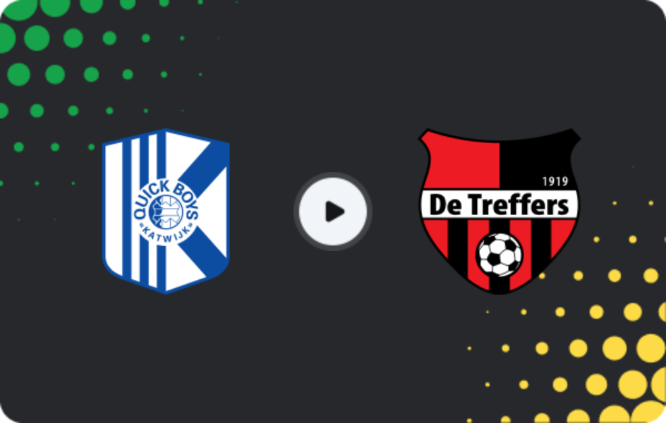 Where to watch Quick Boys — De Treffers, Tweede Divisie, 07.02.2026