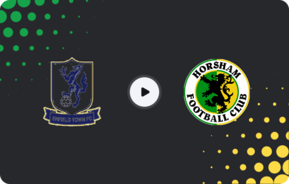 Where to watch Enfield Town — Horsham, National League - South, 07.02.2026