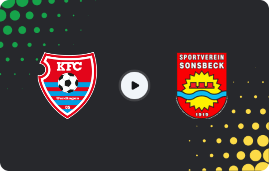 Where to watch KFC Uerdingen 05 — Sonsbeck, Oberliga - Niederrhein, 07.02.2026