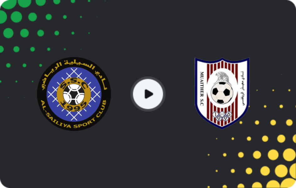 Where to watch Al-Sailiya — Muaither SC, Emir Cup, 10.01.2026
