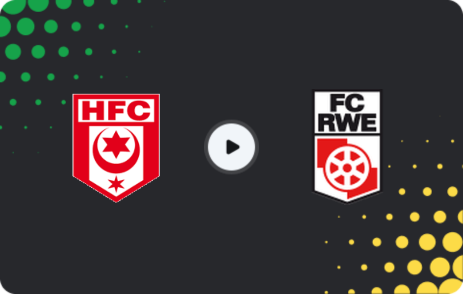 Where to watch Hallescher FC — FC Rot-Weiß Erfurt, Regionalliga - Nordost, 07.02.2026