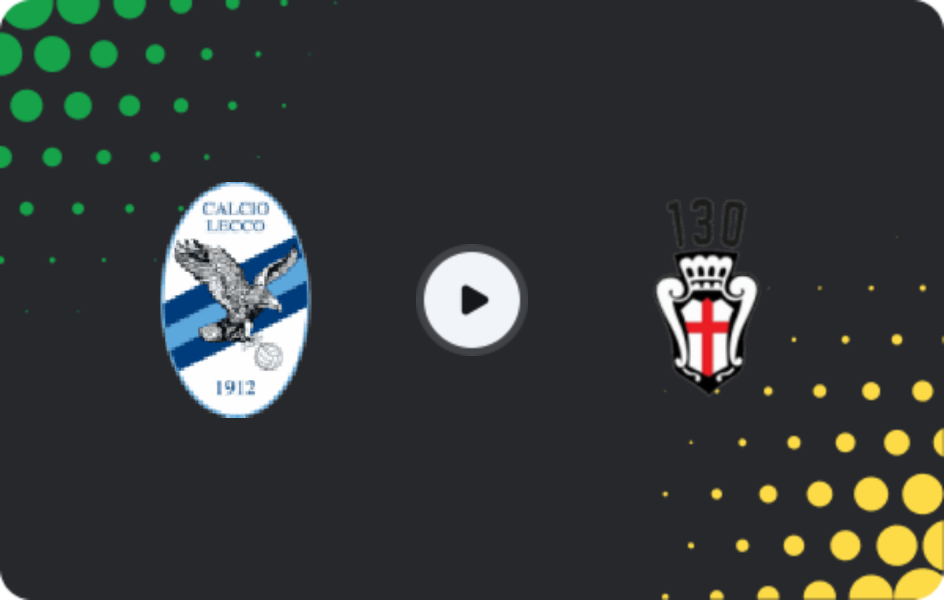 Where to watch Lecco — PRO Vercelli, Serie C - Girone A, 08.02.2026