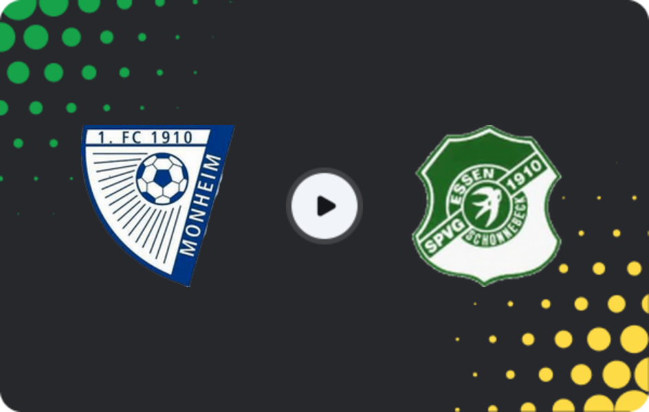 Where to watch Monheim — Schonnebeck, Oberliga - Niederrhein, 08.02.2026