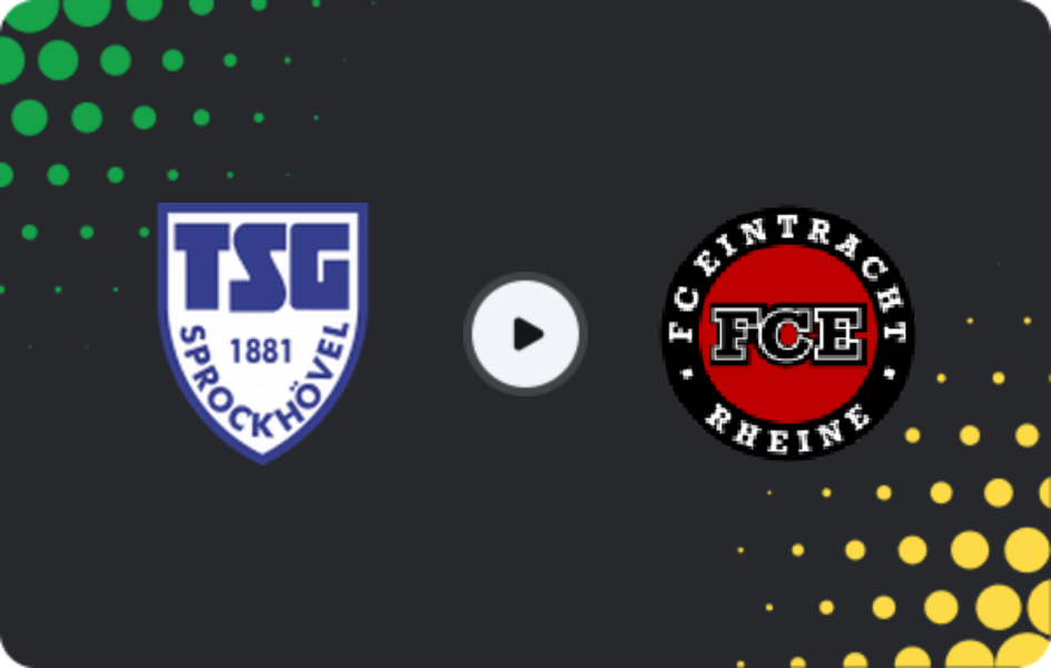 Where to watch Sprockhovel — Eintracht Rheine, Oberliga - Westfalen, 08.02.2026