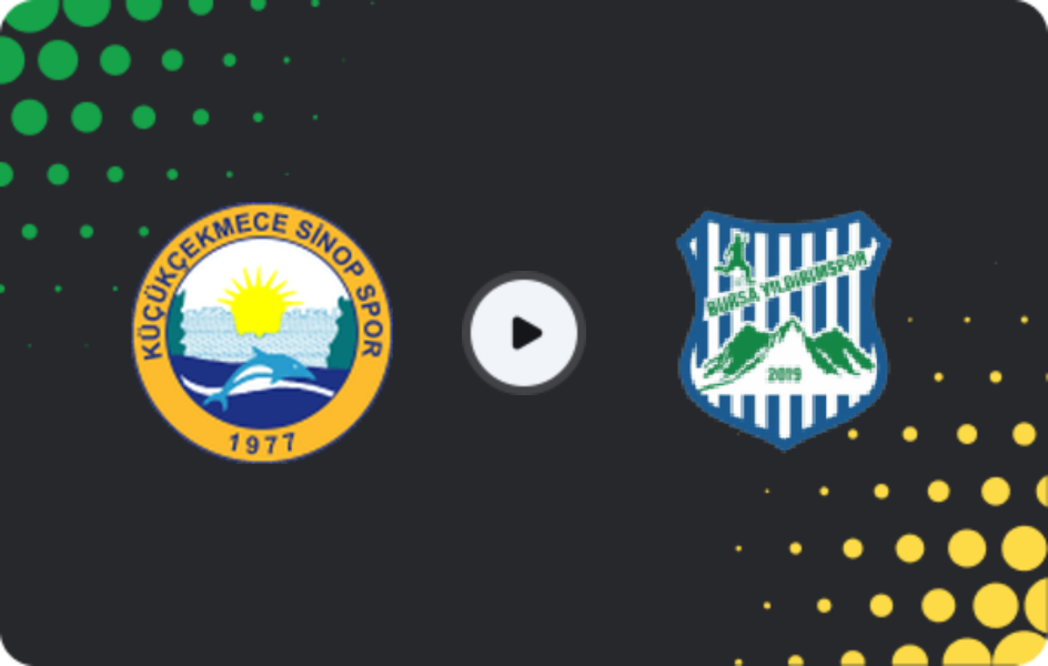 Where to watch Küçükçekmece Sinopspor — Bursa Yıldırımspor, 3. Lig - Group 1, 08.02.2026