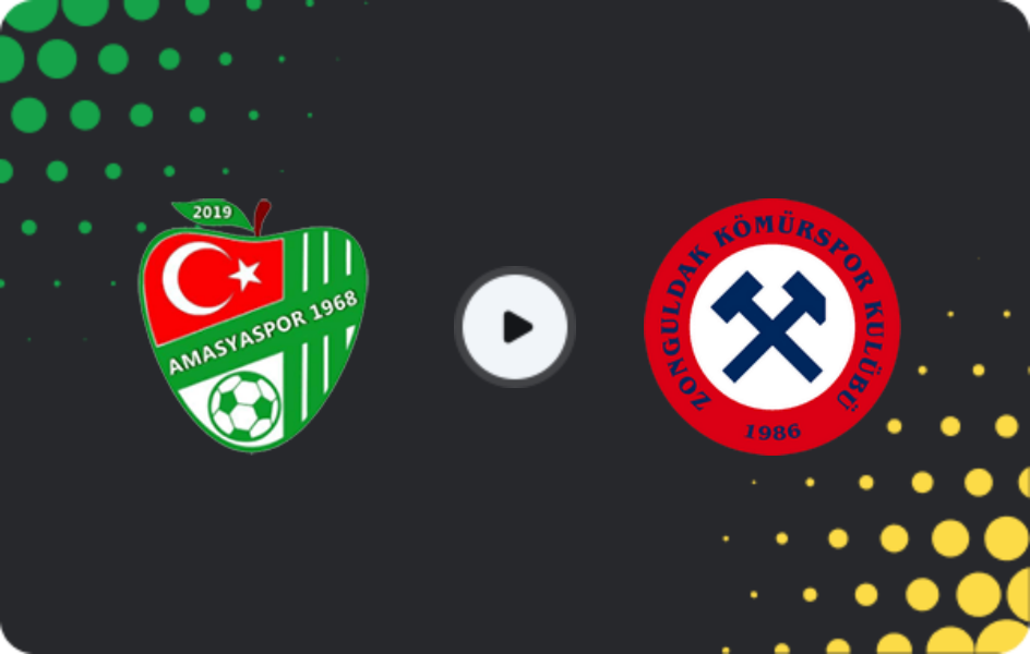 Where to watch Amasyaspor 1968 — Zonguldak Kömürspor, 3. Lig - Group 3, 08.02.2026
