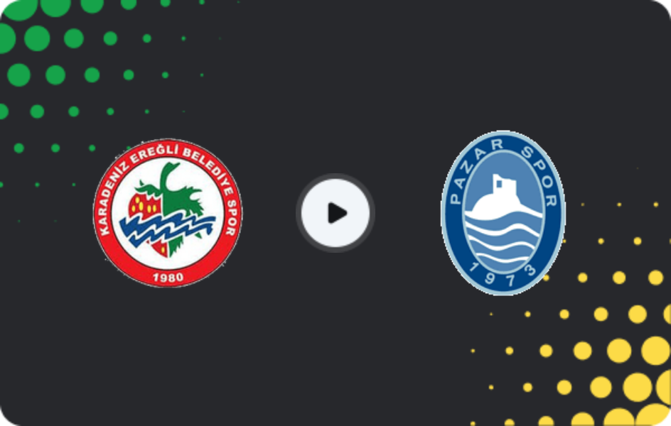 Where to watch Karadeniz Ereğli BSK — Pazarspor, 3. Lig - Group 3, 08.02.2026