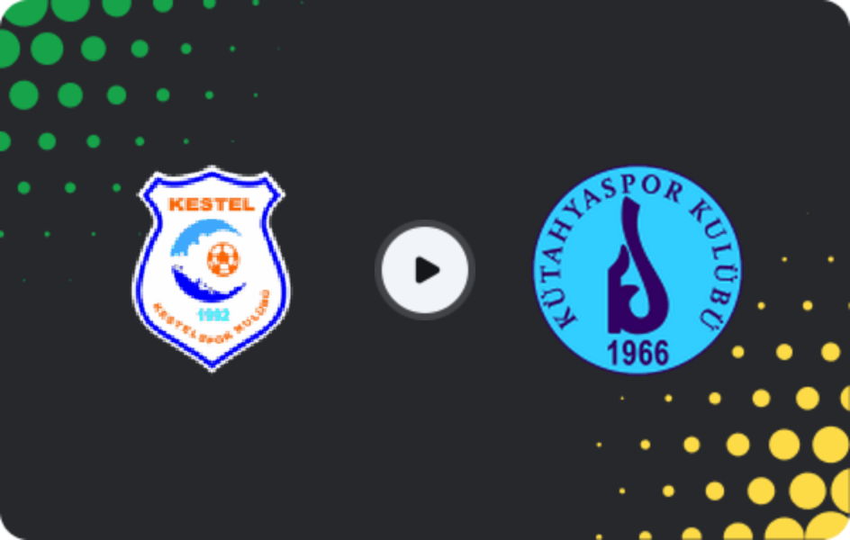 Where to watch Kestelspor — Kütahyaspor, 3. Lig - Group 4, 08.02.2026