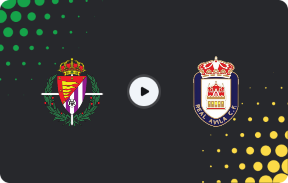 Where to watch Real Valladolid II — Real Ávila, Segunda Federación – Group 1, 08.02.2026