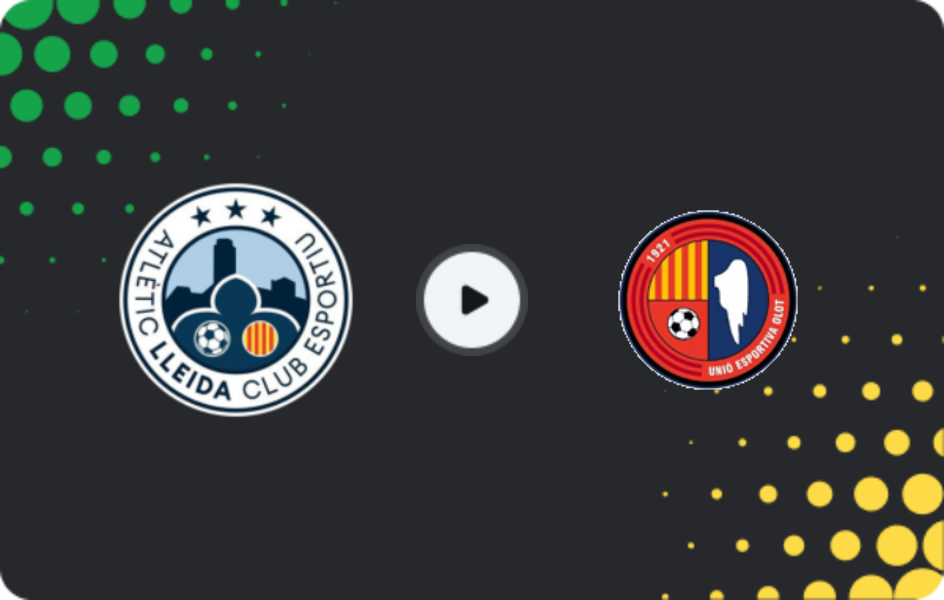 Where to watch Atlètic Lleida — Olot, Segunda Federación - Group 3, 08.02.2026