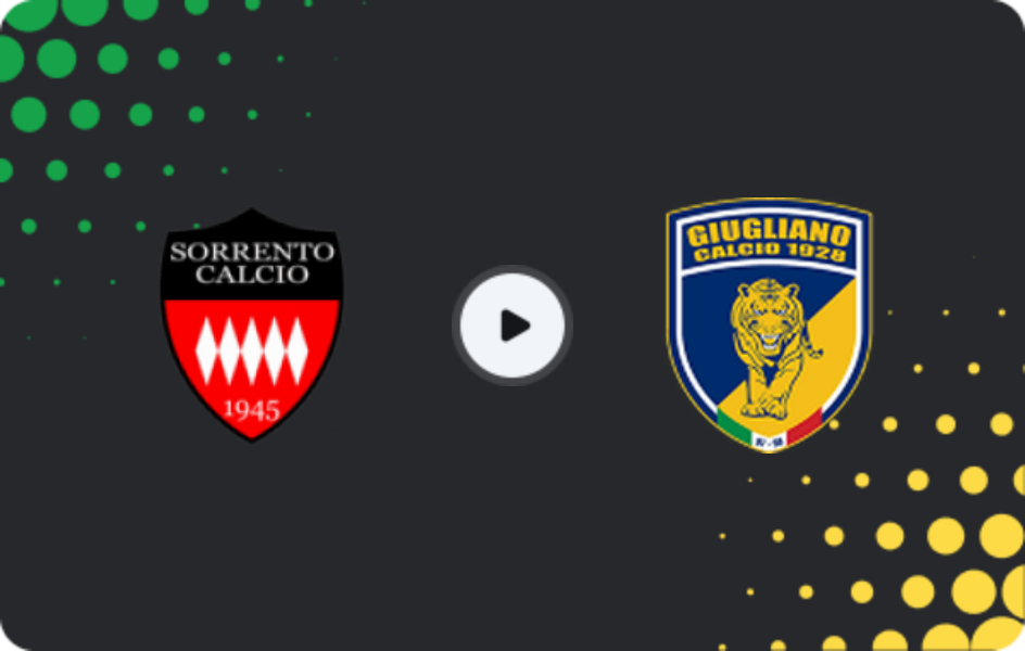 Where to watch Sorrento — Giugliano, Serie C - Girone C, 10.02.2026