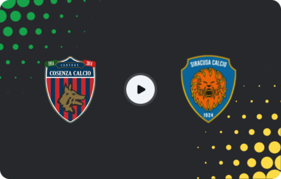 Where to watch Cosenza — Siracusa, Serie C - Girone C, 10.02.2026