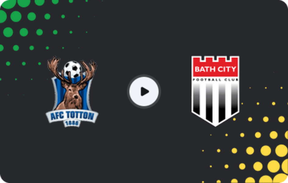 Where to watch AFC Totton — Bath City, National League - South, 10.02.2026