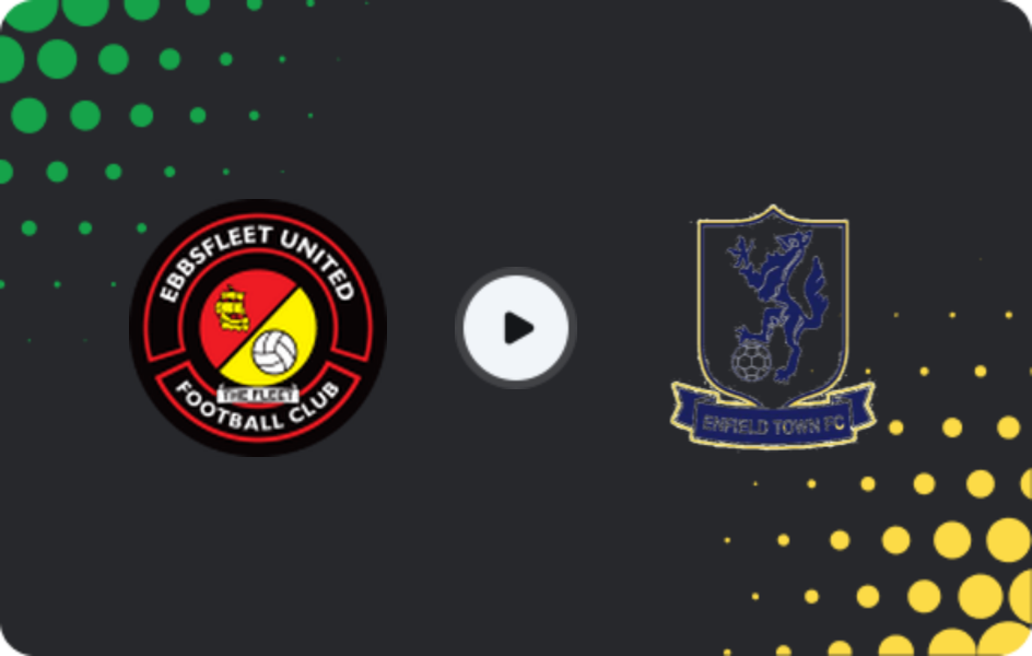 Where to watch Ebbsfleet United — Enfield Town, National League - South, 10.02.2026