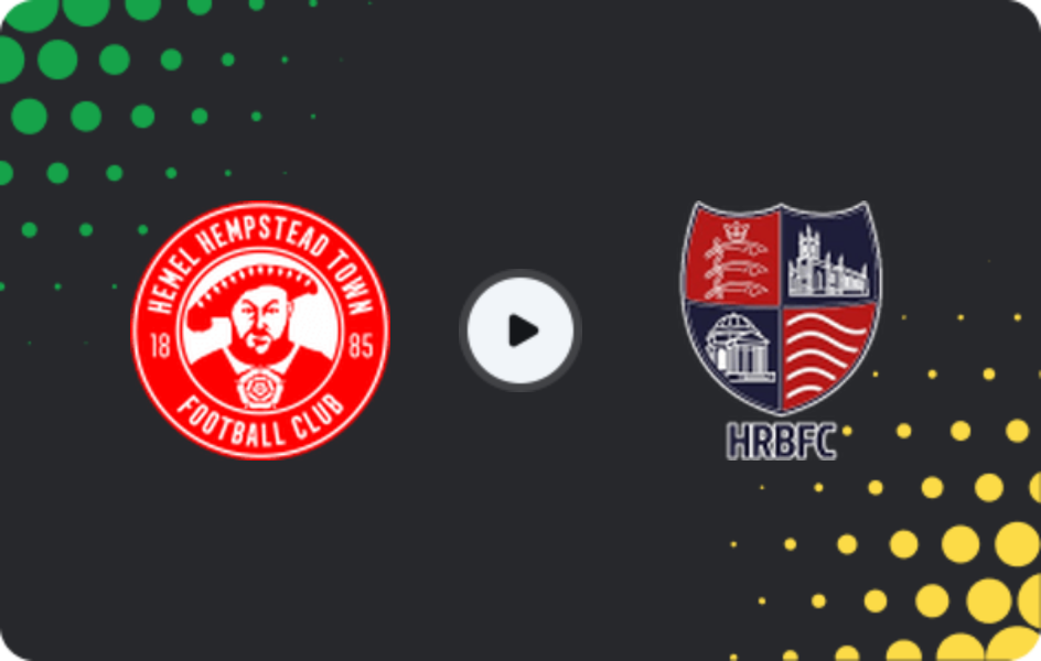 Where to watch Hemel Hempstead Town — Hampton & Richmond, National League - South, 10.02.2026