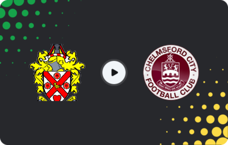 Where to watch AFC Hornchurch — Chelmsford City, National League - South, 10.02.2026