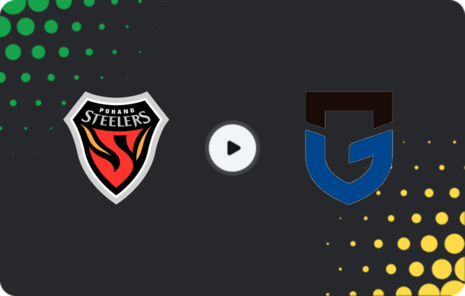 Where to watch Pohang Steelers — Gamba Osaka, AFC Champions League Two, 12.02.2026