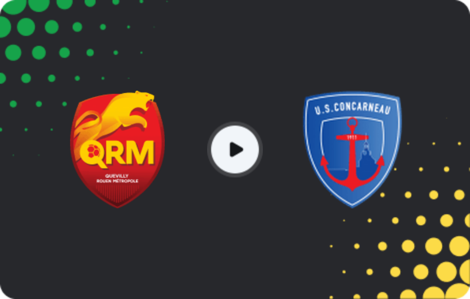 Where to watch Quevilly — Concarneau, Championnat National, 12.02.2026