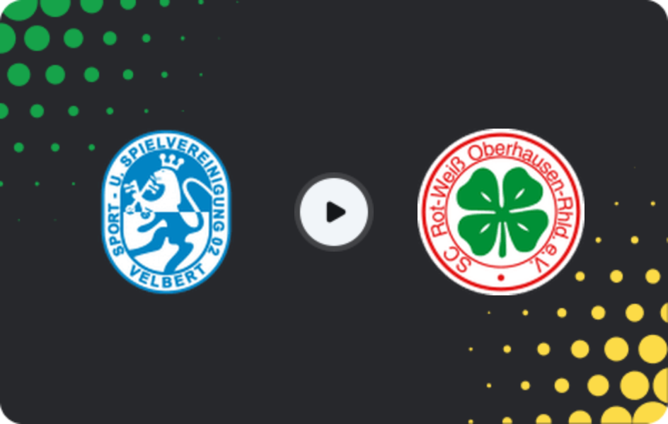 Where to watch SSVg Velbert — Rot-weiss Oberhausen, Regionalliga - West, 13.02.2026