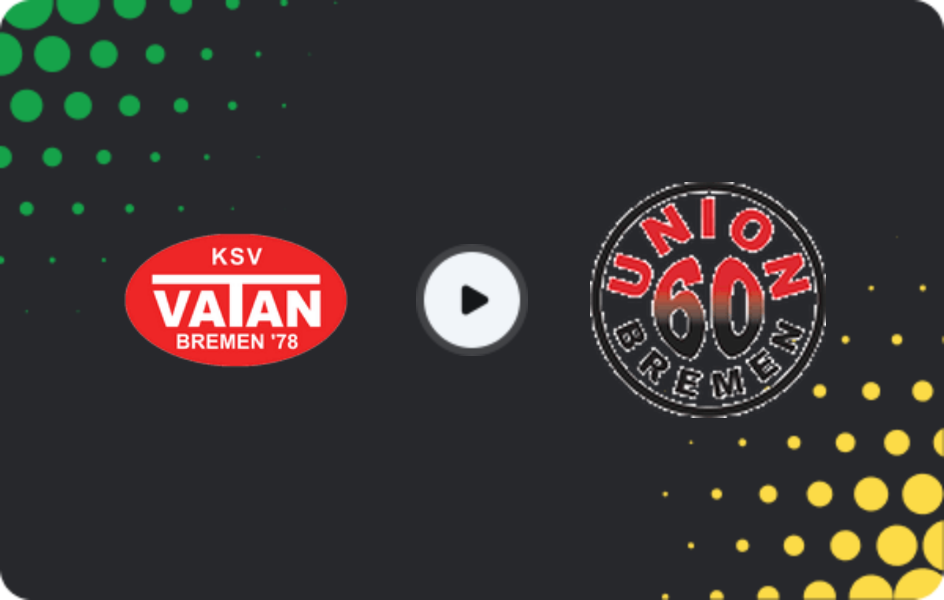 Where to watch Vatan Sport — Union Bremen, Oberliga - Bremen, 13.02.2026
