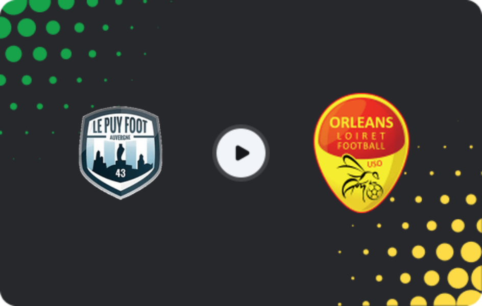 Where to watch Le Puy Foot — Orleans, Championnat National, 13.02.2026