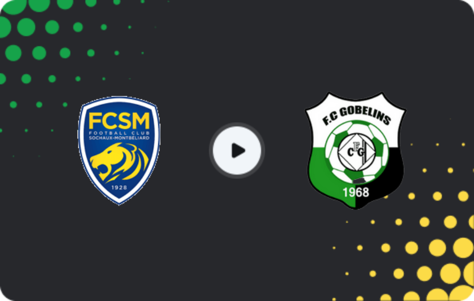 Where to watch Sochaux — Gobelins, Championnat National, 13.02.2026