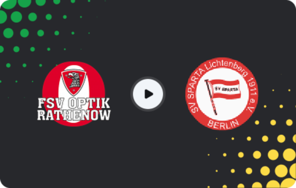 Where to watch Optik Rathenow — Sparta Lichtenberg, NOFV-Oberliga Nord, 14.02.2026