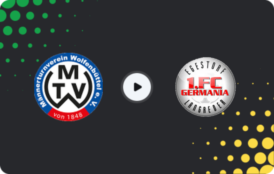 Where to watch Wolfenbuttel — Germania Egestorf, Oberliga - Niedersachsen, 14.02.2026