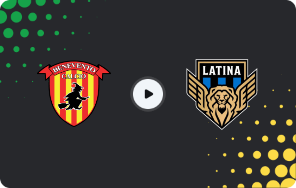 Where to watch Benevento — Latina, Serie C - Girone C, 14.02.2026