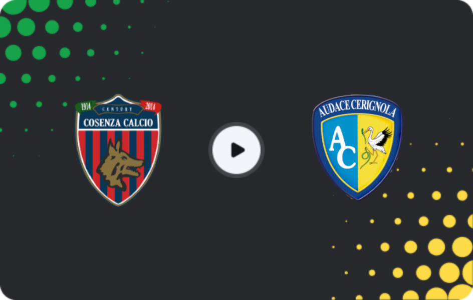 Where to watch Cosenza — Audace Cerignola, Serie C - Girone C, 14.02.2026
