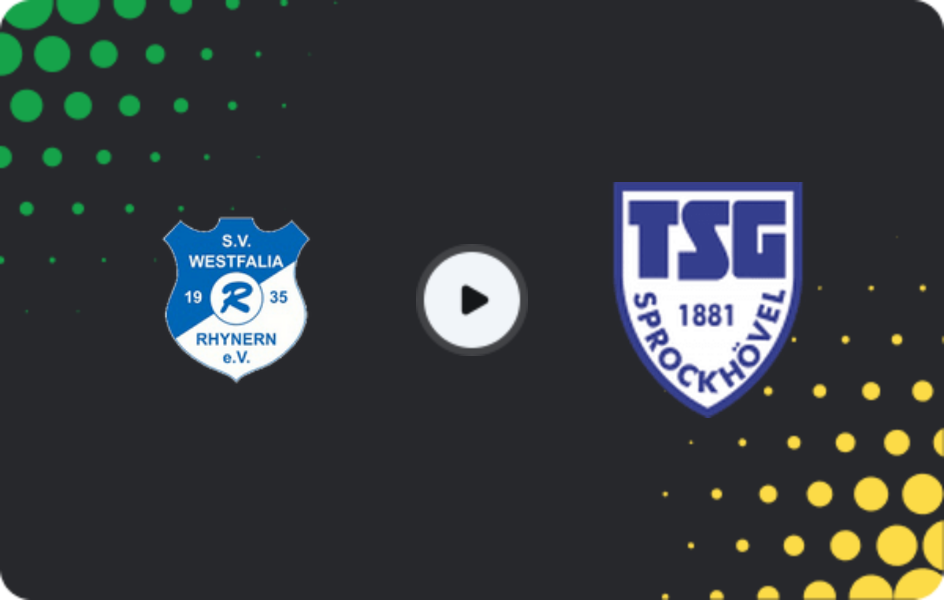 Where to watch Westfalia Rhynern — Sprockhovel, Oberliga - Westfalen, 14.02.2026