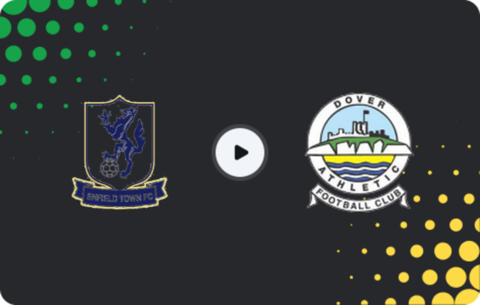 Where to watch Enfield Town — Dover, National League - South, 14.02.2026