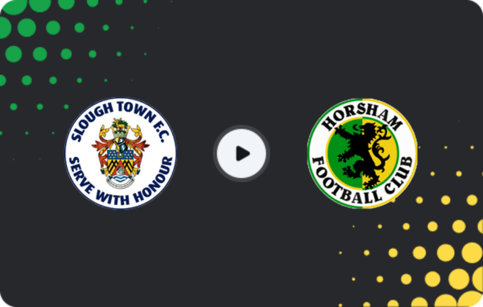 Where to watch Slough Town — Horsham, National League - South, 14.02.2026