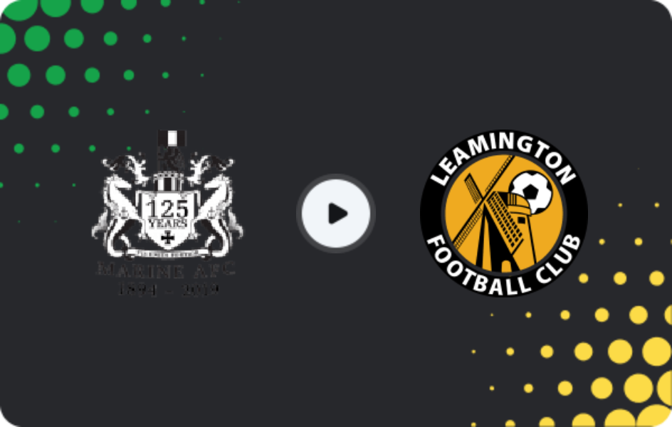 Where to watch Marine — Leamington, National League - North, 14.02.2026