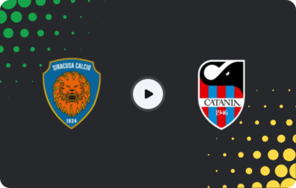 Where to watch Siracusa — Catania, Serie C - Girone C, 14.02.2026