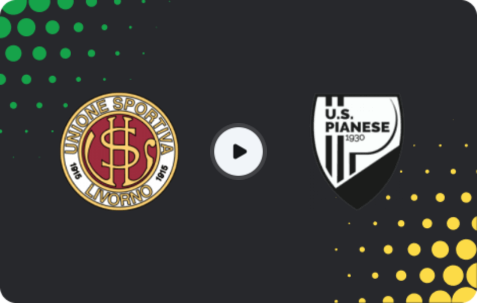 Where to watch Livorno — Pianese, Serie C - Girone B, 15.02.2026