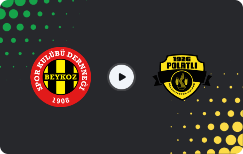 Where to watch Beykoz İshaklıspor — 1926 Polatlı Belediye, 3. Lig - Group 1, 15.02.2026