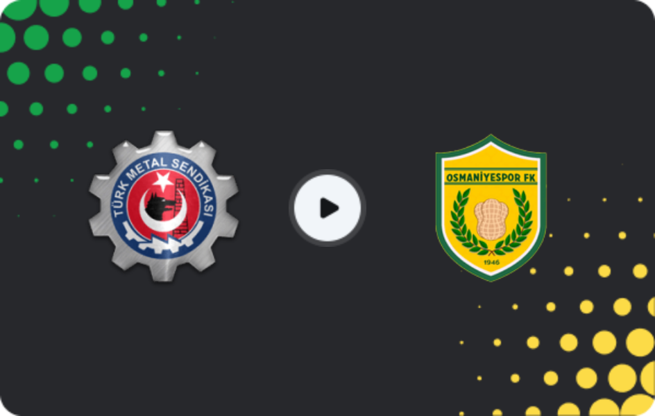 Where to watch Türk Metal 1963 — Osmaniyespor, 3. Lig - Group 2, 15.02.2026