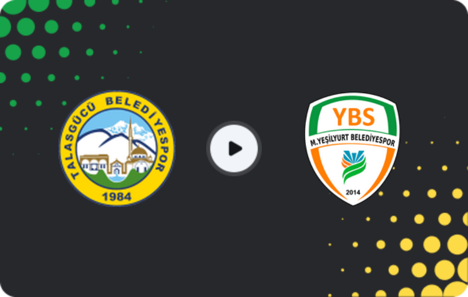 Where to watch Talasgücü Belediyespor — Yeşilyurt Belediyespor, 3. Lig - Group 2, 15.02.2026