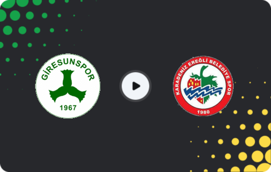 Where to watch Giresunspor — Karadeniz Ereğli BSK, 3. Lig - Group 3, 15.02.2026
